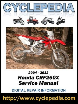 2008 honda crf250x service manual